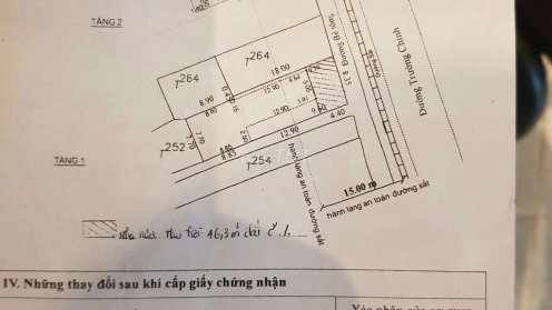  Cần Bán Nhà mặt tiền đường Trường Chinh gần ngã 3 Huế giá 5.5 tỷ, diện tích 170m2.