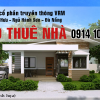 Cho thuê nhà nguyên căn 3 tầng đường Cách mạng tháng 8