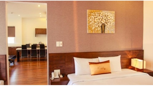 Cho thuê phòng và căn hộ cao cấp trong khách sạn khu trung tâm giá 12 triệu