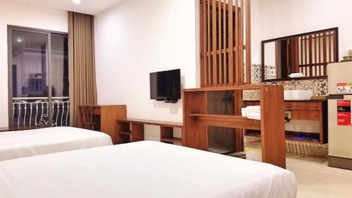 Cho thuê khách sạn mới đẹp đường Nguyễn Lương Bằng giá covit